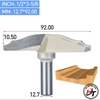 Mũi soi huỳnh ván Ngã Lõm cnc gỗ dao phay huỳnh cửa pano Tideway HVNL-TW