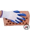 Găng tay bảo hộ lao động cách điện bao tay phủ cao su sợi sơn xanh GT-X