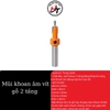 Mũi khoan âm vít gỗ 2 tầng mồi vít 3mm 4mm bộ cao cấp MKAV-CAM