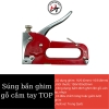 Súng bắn ghim gỗ máy bấm ghim cầm tay kìm dập gim đỏ SBG-TOP-DO