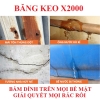 Băng keo chống thấm x2000 Nhật Bản siêu dính chống thấm nước dột dán tường dán mái tôn kích thước 5x5 và 5x10m BKCTFL