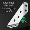 Bát ke góc vuông inox 90 độ đa năng 304 tam giác không rỉ cố định sửa chữa nội thất KGV-IN-L60