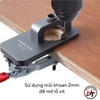 Bộ cữ khoan bản lề bật có vam kẹp kèm mũi khoan gỗ 35mm CKBLB-RT