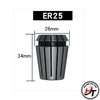 Collet đầu kẹp mũi phay cnc gỗ mũi dao cắt ER11 ER16 ER20 ER25 ER32 CL-TW