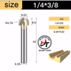 Mũi phay gỗ soi alu cnc quả đào tròn lưỡi phay rãnh dao cầu 6mm 0502 TIDEWAY MSD-TW