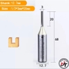 Dao phay CNC mũi cắt CNC gỗ ARDEN 2 me 3 cánh Thẳng TCT 3mm 4mm 5mm 6mm 0107 AK47-2 MCCNC-AD