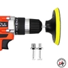 Đầu chuyển máy khoan thành máy cắt mài ti gắn đĩa chà nhám chuôi tròn và lục giác M10 M14 DCMK