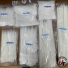 Dây thít nhựa rút nhựa 1 túi lạt Trắng 10cm 15cm 20cm 25cm 30cm 40cm 50cm gói Đủ DTN-T