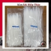 Dây thít nhựa rút nhựa 1 túi lạt Trắng 10cm 15cm 20cm 25cm 30cm 40cm 50cm gói Đủ DTN-T