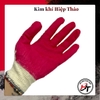 Găng tay bảo hộ lao động sợi phủ sơn cao su đỏ giá rẻ chất lượng hàng đúng cam kết GT-DO