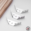 Bát ke góc vuông inox 90 độ đa năng 304 tam giác không rỉ cố định sửa chữa nội thất KGV-IN-L60