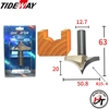 Mũi phay gỗ điêu khắc nhọn dao cắt CNC bo góc R soi mũi tên cào xước Tideway cao cấp 0405 MSKN-TW