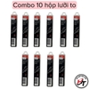 Lưỡi dao rọc giấy lớn nhỏ mini hộp 10 lưỡi dao trổ to dọc cắt SDI 1404 và 1403 LD-SDI