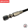 Bộ 3 mũi vít chống trượt BROPPE đầu bắn vít ph2 bắt chữ thập chống gãy từ tính cao chuôi lục giác Đen B3M-MVCT-BRP