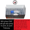 Mũi phay CNC cắt gỗ 6 me dao phay cánh khía thẳng 6mm TCT Tideway MCCNC-TW6C
