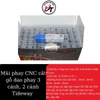Mũi cắt CNC gỗ dao phay 2 me Xoắn khoan TCT Tideway 5mm 6mm MCCNC-X-TW