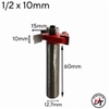 Mũi phay gỗ cuốc 4 cánh mũi soi rãnh móc ngang sâu 15mm TP MSC4C-TP