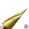 Bộ 3 Mũi khoan tháp bước Xoắn đa năng chuôi lục giác hợp kim tầng HSS khoét lỗ sắt gỗ nhựa MKT-V-TQ-B3C-X