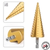 Bộ 3 Mũi khoan tháp bước Thẳng đa năng chuôi lục giác hợp kim tầng HSS khoét lỗ sắt gỗ nhựa MKT-V-TQ-B3C-T