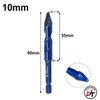 Mũi khoan đa năng lục giác cao cấp lệch tâm chuyên khoan gạch men cứng HEX-9 Xanh MKDN-X-LG