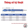 Mũi khoan đa năng lục giác cao cấp lệch tâm chuyên khoan gạch men cứng HEX-9 Xanh MKDN-X-LG