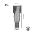 Mũi khoan phay đục khóa thay thế trong bộ cữ khoan khóa cửa gỗ MDKC-M10