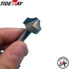 Mũi phay gỗ điêu khắc mở Đáy dao cắt CNC bo góc R cạnh phẳng soi mũi tên Tideway MSKD-TW