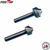 Mũi phay gỗ điêu khắc mở Đáy dao cắt CNC bo góc R cạnh phẳng soi mũi tên Tideway MSKD-TW