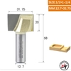 Mũi phay CNC mặt bàn gỗ mũi soi vuông lấy nền dao phay phẳng vét đáy ARDEN 0112 0117 MSVD-AD0112