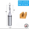 Mũi cắt CNC gỗ dao phay 2 me Xoắn khoan TCT Tideway 5mm 6mm MCCNC-X-TW