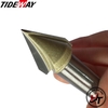 Mũi phay gỗ CNC V 60 độ không bi mũi soi alu Tideway MSV-60-TW