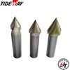 Mũi phay gỗ CNC V 60 độ không bi mũi soi alu Tideway MSV-60-TW