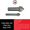 Mũi phay gỗ alu chữ V CNC vát 90 độ không bi Tideway cao cấp 0301 MSV-90-TW