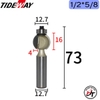 Mũi phay gỗ quả đào tròn có bi mũi soi cổ bi Tideway 1504 MSDB-TW