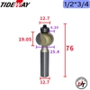 Mũi phay gỗ quả đào tròn có bi mũi soi cổ bi Tideway 1504 MSDB-TW