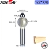 Mũi phay gỗ quả đào tròn có bi mũi soi cổ bi Tideway 1504 MSDB-TW