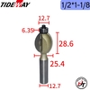 Mũi phay gỗ quả đào tròn có bi mũi soi cổ bi Tideway 1504 MSDB-TW