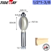Mũi phay gỗ quả đào tròn có bi mũi soi cổ bi Tideway 1504 MSDB-TW