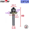 Mũi phay gỗ quả đào tròn có bi mũi soi cổ bi Tideway 1504 MSDB-TW