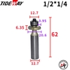 Mũi phay gỗ quả đào tròn có bi mũi soi cổ bi Tideway 1504 MSDB-TW
