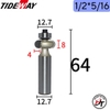 Mũi phay gỗ quả đào tròn có bi mũi soi cổ bi Tideway 1504 MSDB-TW