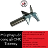 Mũi soi uốn cong gỗ CNC phay bo cong 90 độ mdf góc R18 R30 R50 Tideway MSUC-TW