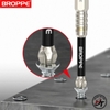 Bộ 3 mũi vít chống trượt BROPPE đầu bắn vít ph2 bắt chữ thập chống gãy từ tính cao chuôi lục giác Đen B3M-MVCT-BRP