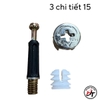 Chốt cam liên kết gỗ ốc cam âm 3 thành phần d15 OC3TP