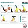 Combo Mix màu Nam 02 Quấn cán vợt cầu lông Daltom 2 lớp chính hãng cuốn cán vợt pickleball tennis cần câu cá êm tay bám chắc chống trơn trượt QC-DT2LD-MN2
