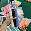 Combo Mix màu Nữ 03 Quấn cán vợt cầu lông Daltom 2 lớp chính hãng cuốn cán vợt pickleball tennis cần câu cá êm tay bám chắc chống trơn trượt QC-DT2LD-MN3