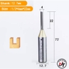 Dao phay CNC mũi cắt CNC gỗ ARDEN 2 me 3 cánh Thẳng TCT 3mm 4mm 5mm 6mm 0107 AK47-2 MCCNC-AD