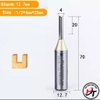 Dao phay CNC mũi cắt CNC gỗ ARDEN 2 me 3 cánh Thẳng TCT 3mm 4mm 5mm 6mm 0107 AK47-2 MCCNC-AD