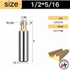 Mũi phay gỗ soi alu cnc quả đào tròn lưỡi phay rãnh dao cầu 6mm 0502 TIDEWAY MSD-TW