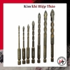 Mũi khoan đa năng cao cấp 4 cạnh chân lục giác chữ thập khoan gạch men kính đá 4mm 5mm 6mm 8mm 10mm 12mm MKDN-LG-4C-TQ